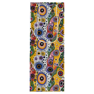 Colorful Psychedelic Printing Wine Bag