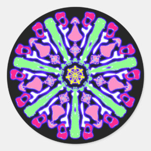 Colorful psychedelic Sticker #3