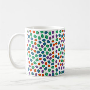 Colorful pumpkins pattern coffee mug