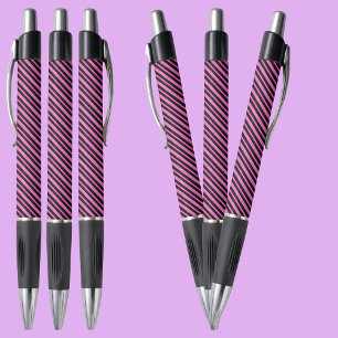 Colorful Purple Stripes Pattern          Pen