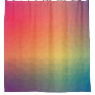 Colorful rainbow gradient geometric