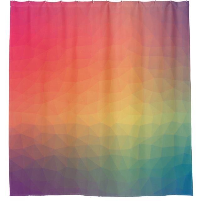 Colorful rainbow gradient geometric (Front)
