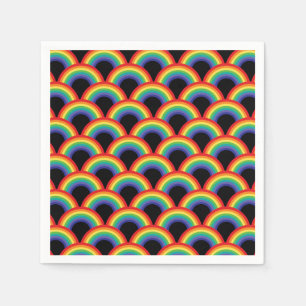 Colorful Rainbow Pattern Napkin