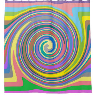 Colorful rainbow swirl pattern