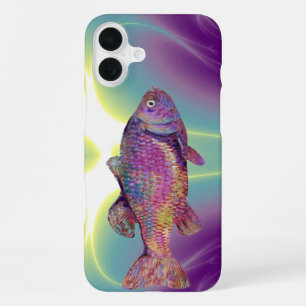 COLORFUL RAINBOW TROUT iPhone 16 PLUS CASE