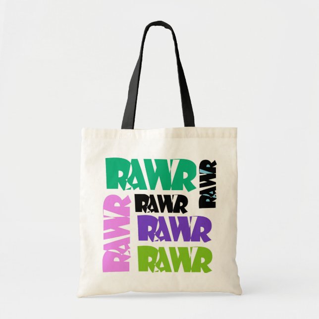 Colorful Rawr Bag (Front)