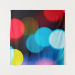 colorful (red sky artic an yellow color) blurred b tapestry