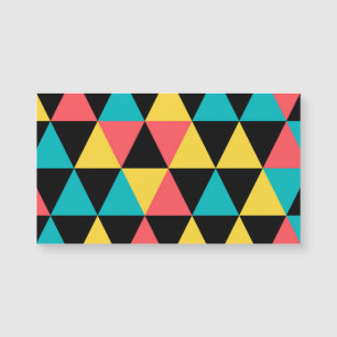 Colorful, retro cheerful geometric graphic pattern