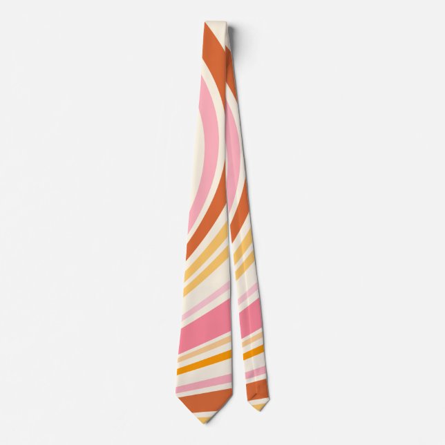 Colorful retro vibes tie (Front)