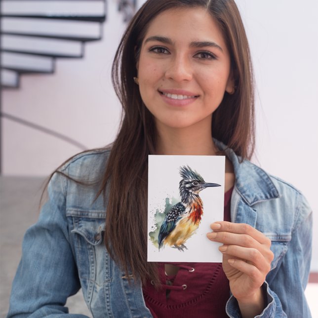 Colorful Roadrunner in water color Postcard (Creator Uploaded)