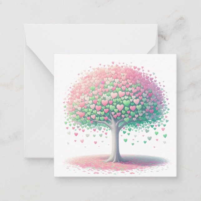 Colorful romantic  card (Front)