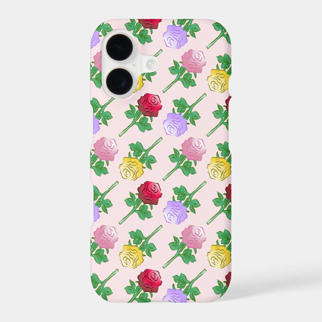 Colorful Rose Pattern (Back)
