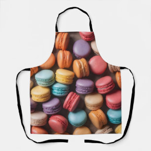 Colorful sandwich cookies apron
