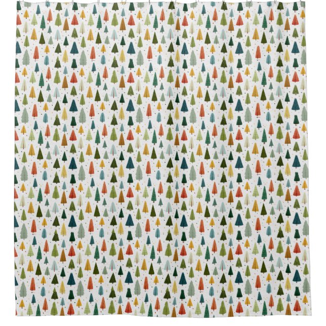 Colorful Scandinavian Style Christmas Tree Pattern (Front)