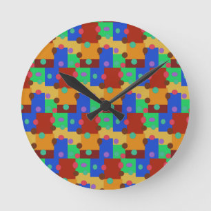 Colorful School Wall Clock 