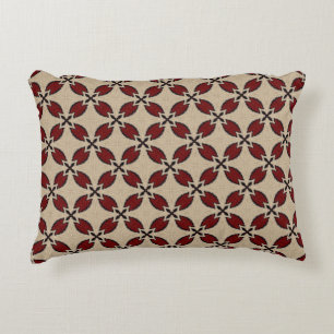Colorful seamless geometric tile pattern abstract, accent pillow