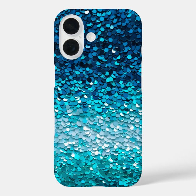 Colorful Sequin Art iPhone Case (Back)