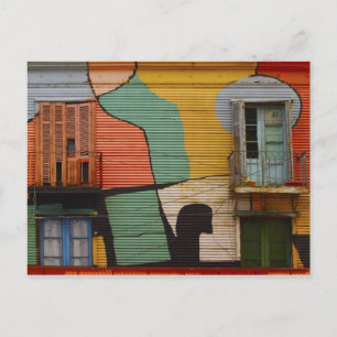 Colorful Shacks Bueno Aires Argentine Cartes posta