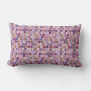 Colorful shapes lumbar pillow