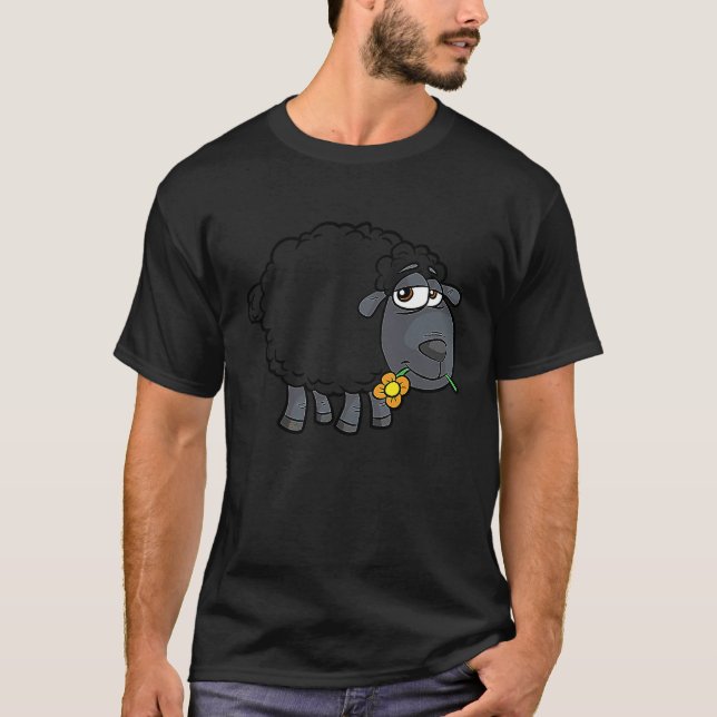 colorful sheep Lazy Halloween Carnival Costume Dis T-Shirt (Front)