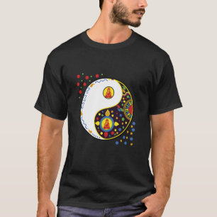 Colorful Sign Symbol tao yin and yang Taiji Yoga w T-Shirt