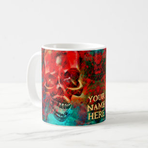 Colorful skull. Personalized Coffee Mug