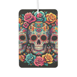 Colorful skulls air freshener! freshener