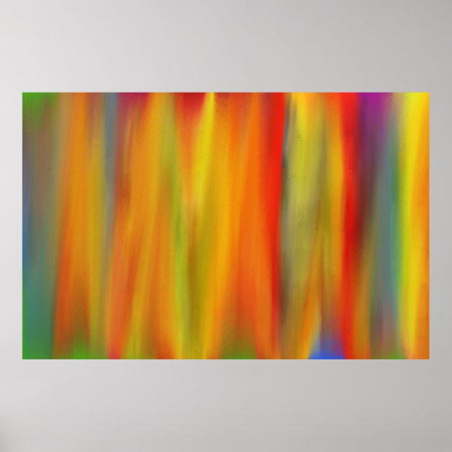 COLORFUL SKY PAINT RAINBOW ART 5 POSTER (Front)