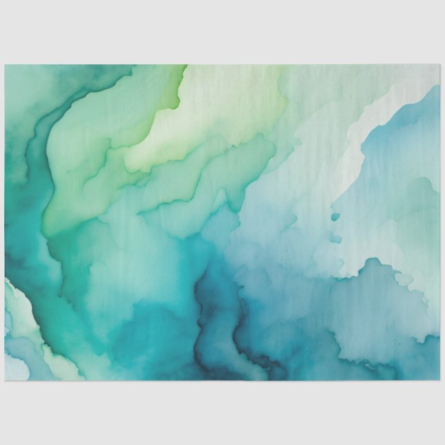 Colorful Smoke Art Tissue Paper (Front)