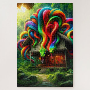 Colorful Snakes Jigsaw Puzzle