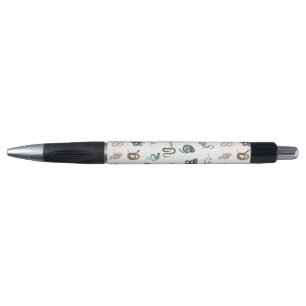 Colorful Snakes Reptile Animal Pattern Pen