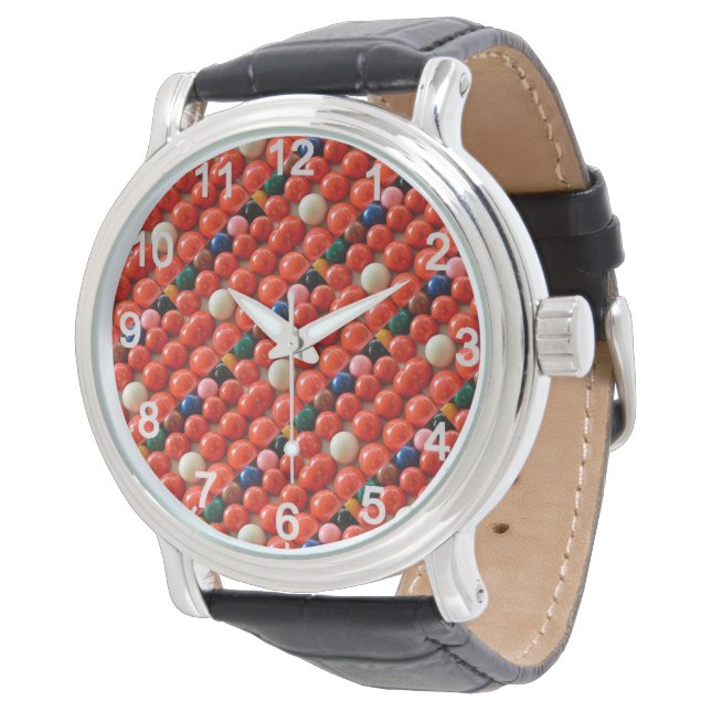 Colorful Snooker Balls, Watch (Angled)