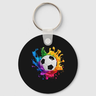 Colorful Soccer Byll Sports Gear For Men Women And Keychain