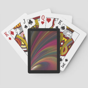 Colorful Soft Sand Waves Playing Cards