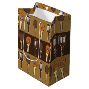 Colorful Spatula Kitchen Cooking Medium Gift Bag