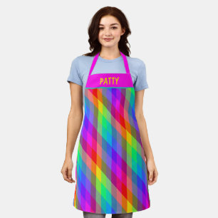 Colorful Spectral Prisms Custom Apron