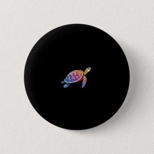Colorful Splash Eastern Box Turtle (3) 2 Inch Round Button