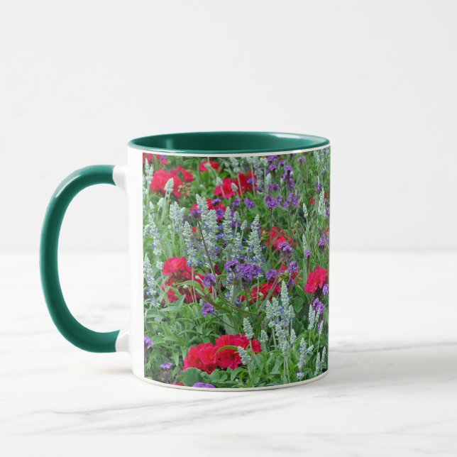 Colorful spring garden mug (Left)