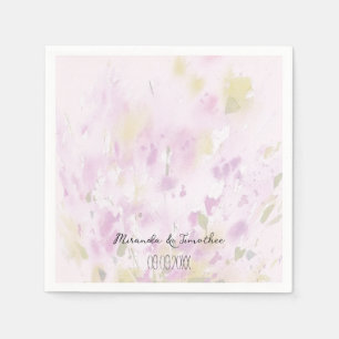 Colorful Spring Summer Floral Boho Garden Napkin