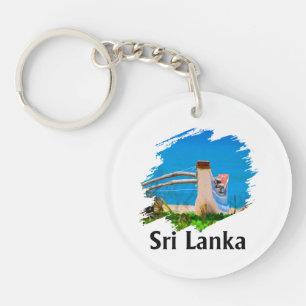 Colorful Sri lankan  Keychain