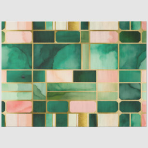 Colorful Stained Glass Art Tissue Paper