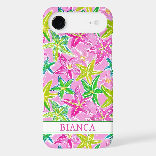 Colorful Starfish Monogrammed (Back)