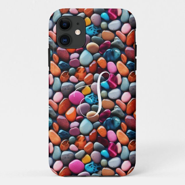 Colorful Stones Case-Mate iPhone Case (Back)
