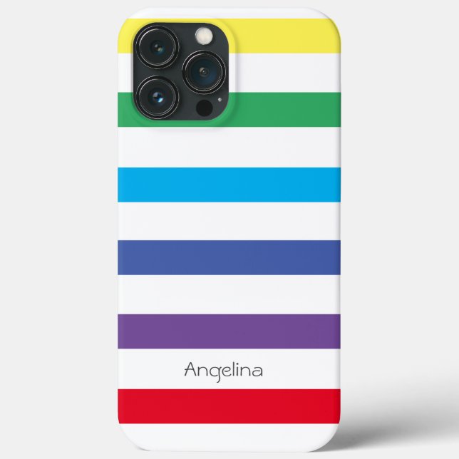 Colorful striped3 iPhone / iPad case (Back)
