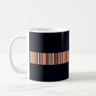 Colorful striped mug
