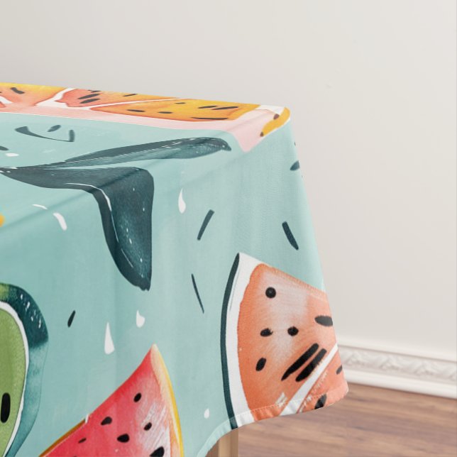 Colorful Summer Fruits Tablecloth (In Situ)
