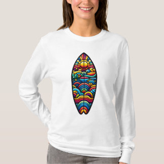 colorful surfboard T-Shirt
