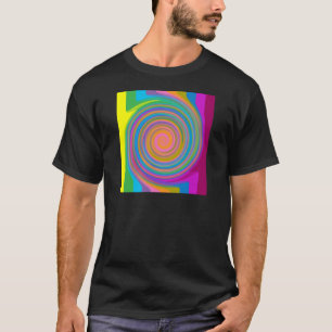 Colorful swirl design T-Shirt