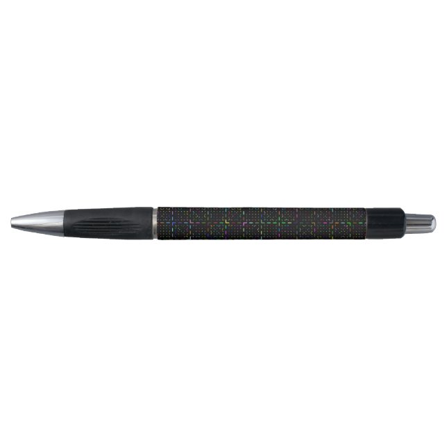 Colorful tech coding electronics pattern  pen (Front)