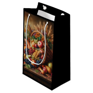 Colorful/Thanksgiving/Cornucopia/Fall Small Gift Bag